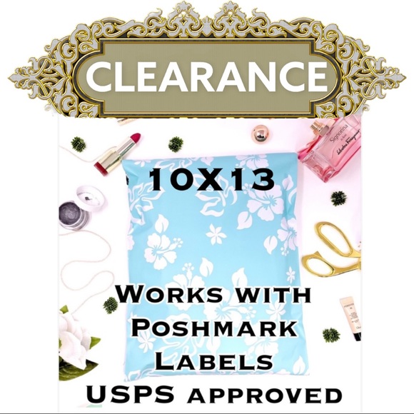 Other - 50 10X13 Blue Hawaiian Poly Mailers CLEARANCE